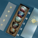 Gift Box Ceramic Master Cup Fulu Shou Tea Cup Kung Fu Cup Fu Shou Wu Fu Stone Master Cup Fulu Shou Tea Set Kitchen bar - ibuyxi.com