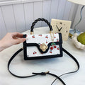 Luxe Sweet Cherry Print Shoulder Bag