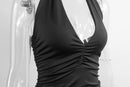 Fairy Shelley Ruffle V Deep White Dress, ibuyxi.com