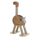 Wicker Dinosaur Cat Tower
