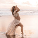 Boho Chiffon Dress For Maternity Photography