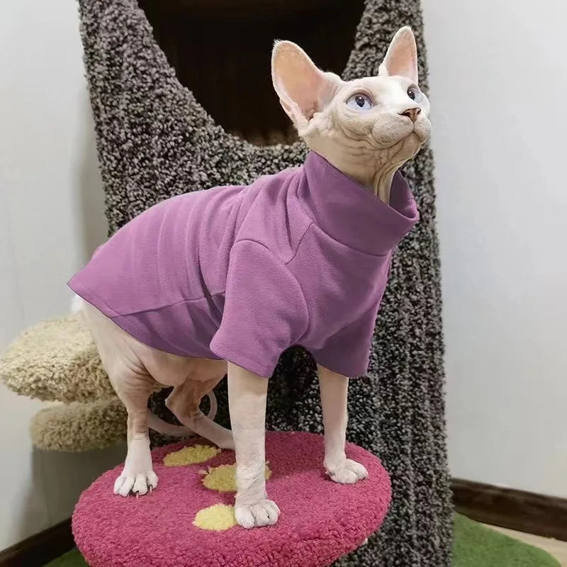 Classic Cotton Turtleneck Pet Clothes
