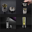 Double Glass Water Bottle Portable Insulation - view 8