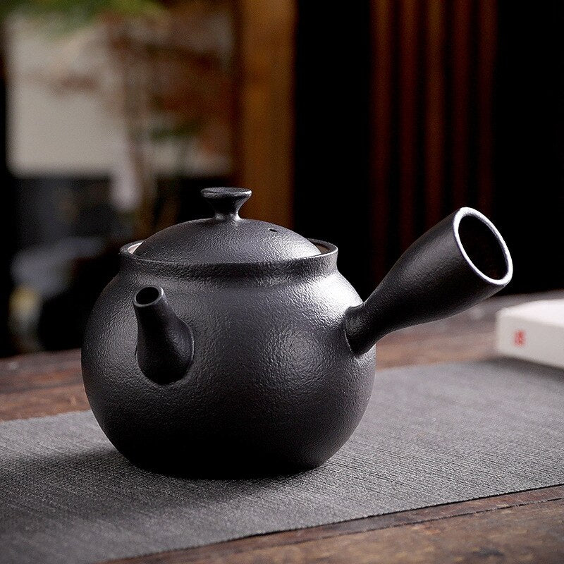Retro Ceramic Tea Pot Clay Mug Set - view 2