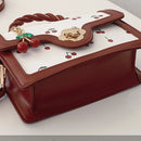 Luxe Sweet Cherry Print Shoulder Bag