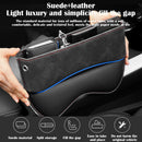 Suede Seat Side Storage Pocket For Car Seat Gap Filler Organizer Box Pu Leather Car Crevice Stowing Tidy Interior Parts, ibuyxi.com