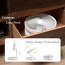 7200mAh Portable and Quiet Rechargeable Fan - view 7