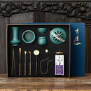 Incense set play incense seal incense spoon incense sweep incense press ceramic incense burner tea ceremony accessories set- ibuyxi.com