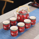 Handmade and Porcelain Ceramic Tea Pot Set, ibuyxi.com
