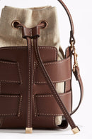 Hollow Out Crossbody Bucket Bag