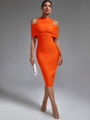 Bandage Off-Shoulder Dress - photo 4