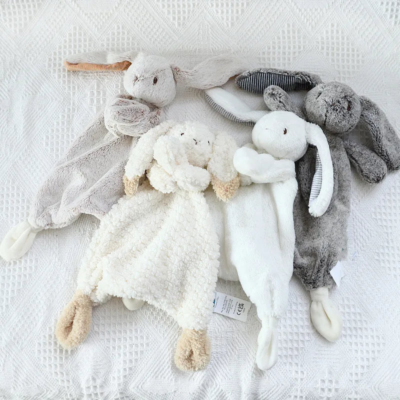 Bunny Rabbit Plush Baby Blanket