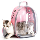 Transparent Capsule Cat Carrier Backpack - Breathable for Small Pets & Travel