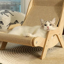 Sisal Wooden Lounge Cat Scratcher