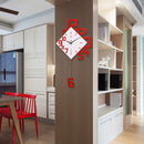 Creative Digital Quartz Wooden Wall Clock - view 5