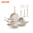 Granite Pots and Pans 17 Pieces Cookware Set