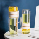 Creative Glass Thermos Mug Portable Vacuum Flask, ibuyxi.com