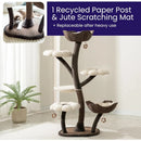 Blossom Multilevel Cat Tree with Handwoven Baskets