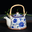 Luxurious Blue and White Porcelain Tea Pot, ibuyxi.com