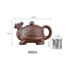 Creative Purple Sand Ceramic Pot and Cups, ibuyxi.com