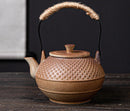 Imitation Firewood Tea Pot Antique Rough Pottery Set, ibuyxi.com