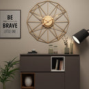 Polygon Design Of Silent 3D Wall Clock, iBuyXi.com