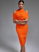 Bandage Off-Shoulder Dress - photo 3