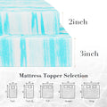 Cooling 2-3 Inch Gel Memory Foam Mattress Topper, iBuyXi.com
