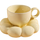 Custom Ceramic Cappuccino Set Flower Design - view 9