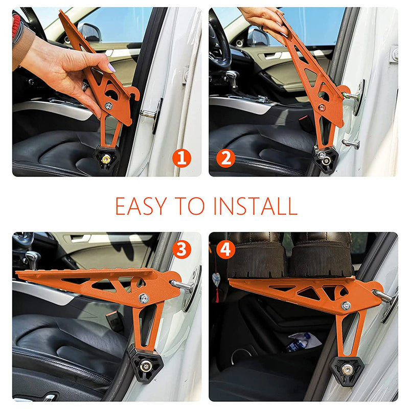  Adjustable Foldable Car Doorstep Pedal. Car Door Latch Step, Car Door Step, SUV Step, Heavy-duty folding car doorstep pedal, iBuyXi.com