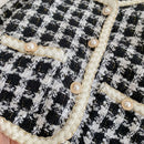 Tweed Plaid Two Piece Set Baby Clothes