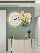 Modern and Luxury Light Wall Clock for Decor - view 2