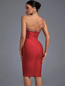 Crystal Bandage Dress - photo 7