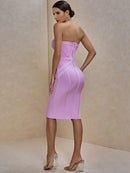 Bandage Bodycon Strapless Dress - photo 3