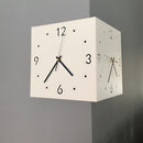Personality Home and Decoration Steel Cutout Corner silent Wall Decor Modern Style Stylish Clock , ibuyxi.com