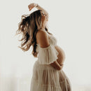 Boho Chiffon Dress For Maternity Photography