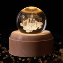 Crystal 3D Universe Ball Night Light with Music Box, ibuyxi.com