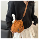 Nylon Drawstring Bucket Bag