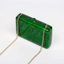 Acrylic Luxury Party Clutch Bag (Women's)