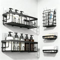 Adhesive Shower Caddy 5-Pack Rustproof Stainless Steel Organizer No Drilling