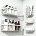 Adhesive Shower Caddy 5-Pack Rustproof Stainless Steel Organizer No Drilling