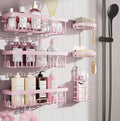 Adhesive Shower Caddy Organizer 6-Pack