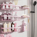 Adhesive Shower Caddy Organizer 6-Pack