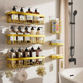 Adhesive Shower Caddy Organizer 6-Pack