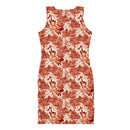 Siamese Cat Floral Bodycon Dress, iBuyXi.com