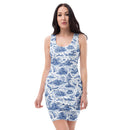 Stork Chinoiserie Bodycon Dress