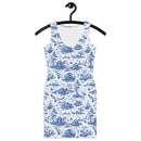 Stork Chinoiserie Bodycon Dress