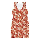 Siamese Cat Floral Bodycon Dress, iBuyXi.com