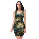 Verdigris Marble Bodycon Dress, iBuyXi.com