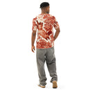 Siamese Cat Floral Men’s Cotton Crew Neck T-Shirt, iBuyXi.com